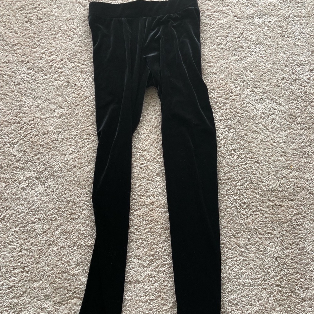 Velvet leggings
